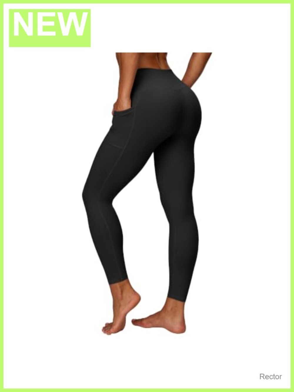 High Waisted Tummy Control Leggings with Pockets, Soft Yoga Pants for Gym